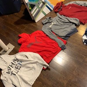 4 teenager size hoodies